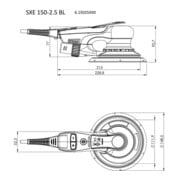 Metabo SXE 150-2.5 BL excentrische schuurmachine Karton-4