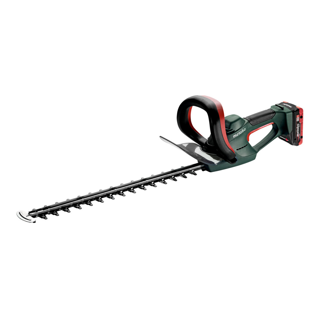 Metabo Tagliasiepi a batteria AHS 18-55 V, cartone, con 2 batterie LiHD da 4 Ah 18 V + ASC 55