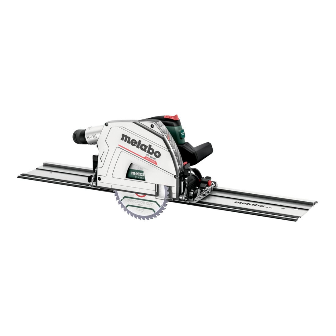 Metabo Tauchkreissäge KT 66 BL (691219000) mit Führungsschiene FS 160, metaBOX 340