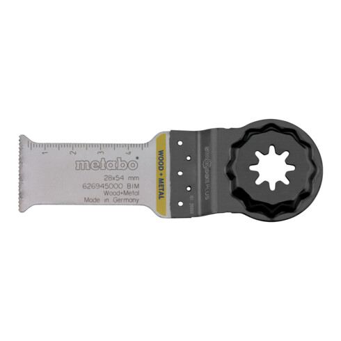 Metabo Tauchsägeblatt "Starlock Plus" Holz+Metall, BiM, 28 x 54 mm