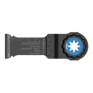 Metabo Tauchsägeblatt "Starlock Plus", Metall, Carbide, 32 x 50 mm