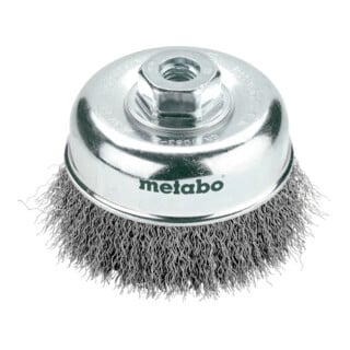 Metabo Topfbürste 100x0,3 mm/ M 14, Stahldraht, gewellt, Drahtstärke 0,30 mm