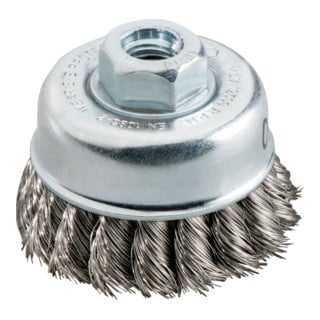 METABO  Topfbürste 70 mm 5/8", Stahldraht, gezopft, Drahtstärk