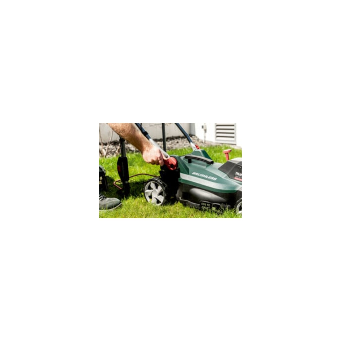 Metabo Tosaerba a batteria RM 36-18 LTX BL 36 2x 5,2Ah, caricabatterie ASC 145 Duo