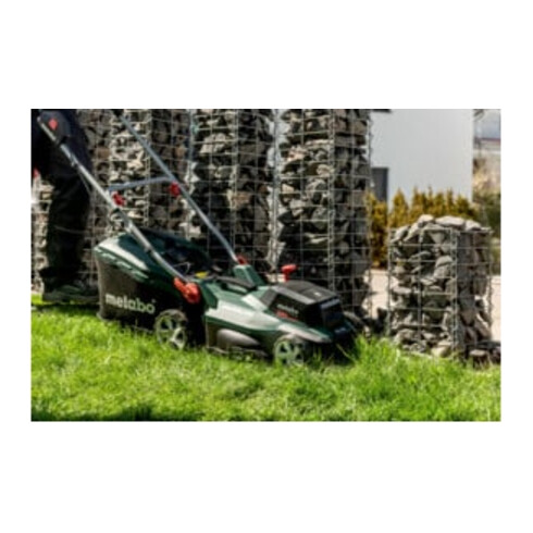 Metabo Tosaerba a batteria RM 36-18 LTX BL 36 2x 5,2Ah, caricabatterie ASC 145 Duo