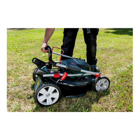 Metabo Tosaerba a batteria RM 36-18 LTX BL 46 cartone, 18 V 2x5,2 Ah ioni di litio + ASC 145 Duo