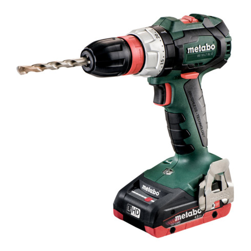 Metabo Trapano avvitatore a batteria BS 18 LT BL QX 145, 18 V 2x4 Ah LiHD + ASC 55