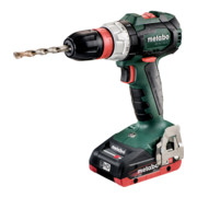 Metabo Trapano avvitatore a batteria BS 18 LT BL QX 145, 18 V 2x4 Ah LiHD + ASC 55