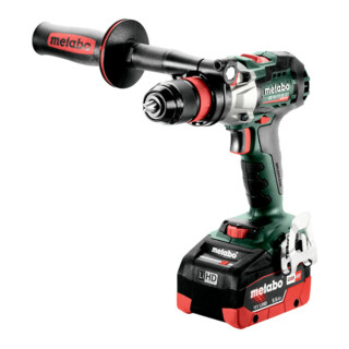 Metabo Trapano avvitatore a percussione a batteria SB 18 LTX BL Q I valigetta in plastica, 18 V 2x5,5 Ah LiHD + ASC 145