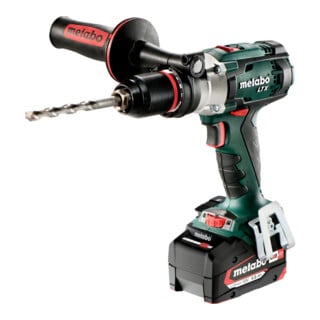 Metabo Trapano avvitatore a percussione a batteria SB 18 LTX ImpulsX 145 L, 18V 2x 4 Ah ioni di litio + ASC 55