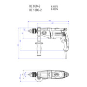 METABO Trapano, Modello: BE850-2-4
