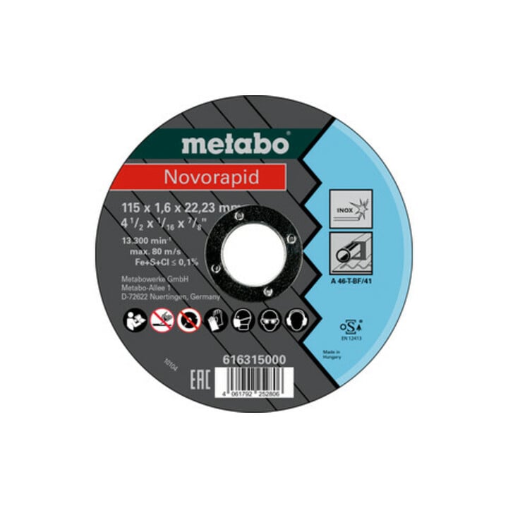 Metabo Trennscheibe Novorapid Inox