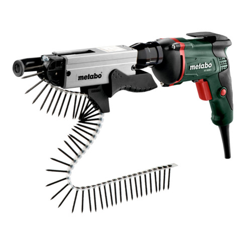 Metabo Trockenbauschrauber SE 6000 + Schrauber-Magazin SM 5-55 Kunststoffkoffer