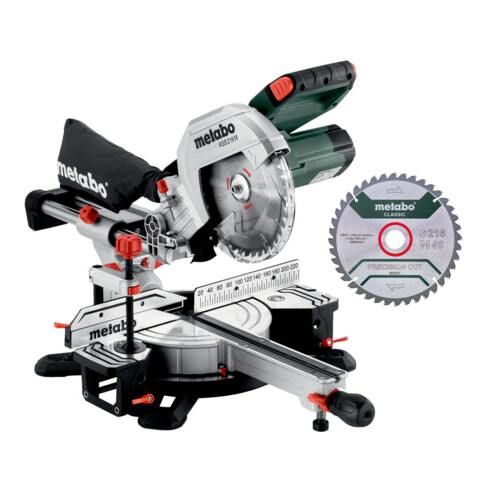 Metabo Troncatrice KGS 216 M (613216900) con funzione di trazione; Scatola di cartone