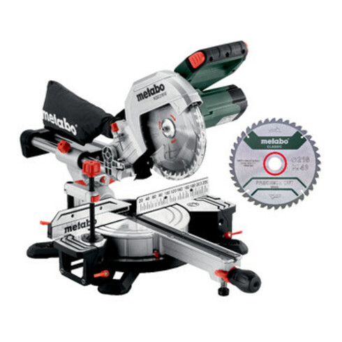 Metabo Troncatrice KGS 216 M (613216900) con funzione di trazione; Scatola di cartone
