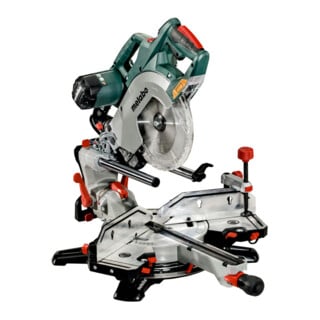 Metabo Troncatrice KGSV 72 Xact SYM con funzione di trazione e sistema di arresto regolabile simmetricamente, in scatola di cartone