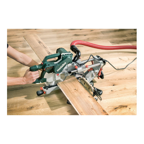 Metabo Troncatrice KGSV 72 Xact SYM con funzione di trazione e sistema di arresto regolabile simmetricamente, in scatola di cartone