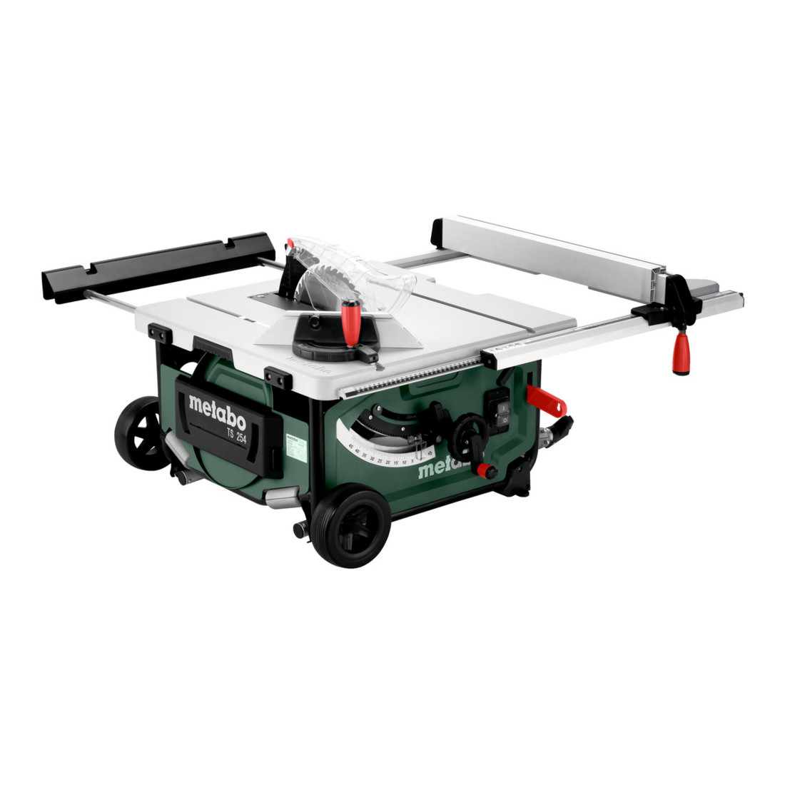 Metabo TS 254 tafelcirkelzaag met onderstel en trolleyfunctie; karton