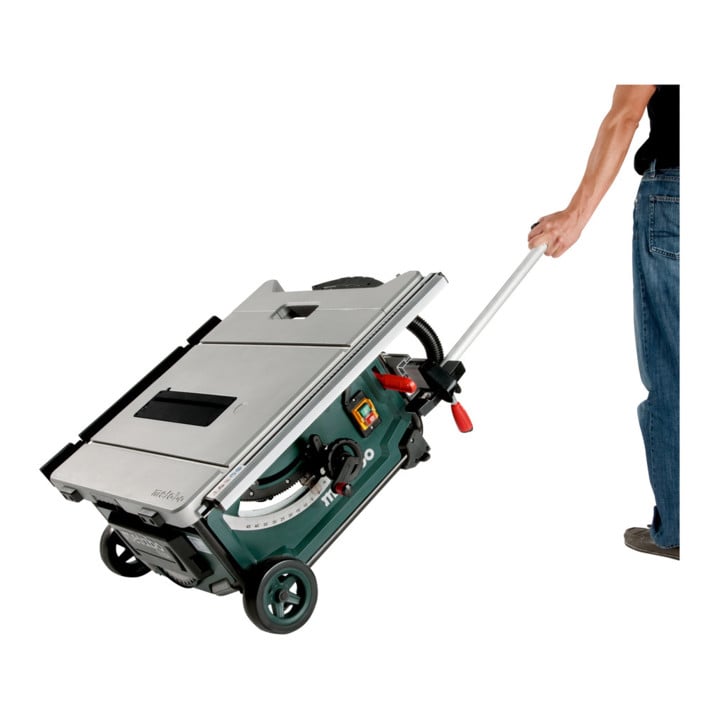 Metabo TS 254 tafelcirkelzaag met onderstel en trolleyfunctie; karton