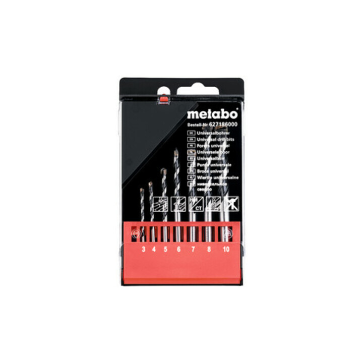 Metabo Universalbohrer-Kassette 7-teilig, Ø 3-10 mm