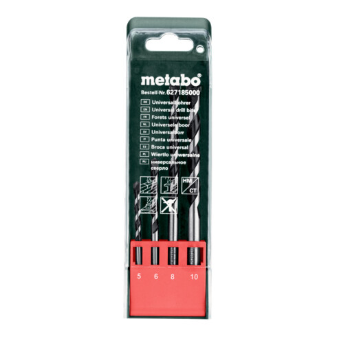 Metabo universele boorcassette, 4-delig