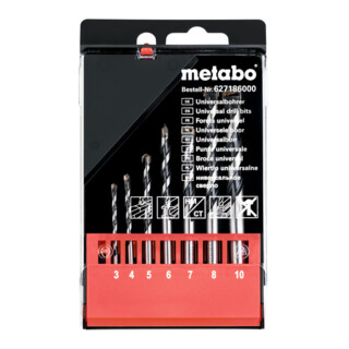 Metabo Universele Boorset 7-delig, Ø 3-10 mm