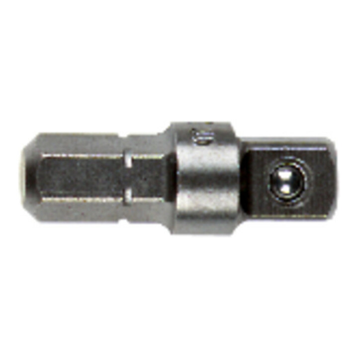 Metabo Verbindingsstuk, 1/4" buitenvierkant / 1/4" zeskantschacht
