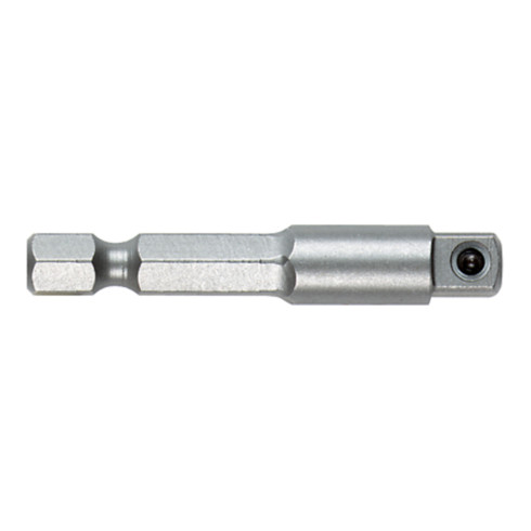 Metabo Verbindungsstück 1/4 Zoll Außenvierkant / 1/4 Zoll Sechskantschaft 50 mm
