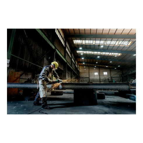 Metabo Winkelschleifer WE 26-230 MVT Quick mit Schnellspannmutter, drehbarem Haupthandgriff, Totmannschalter; Karton