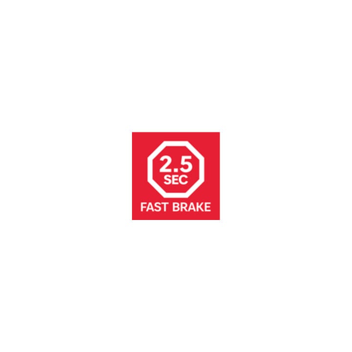 Metabo Winkelschleifer WEPBA 26-230 MVT Quick mit Bremse, Schnellspannmutter, drehbarem Haupthandgriff, Totmannschalter; Karton
