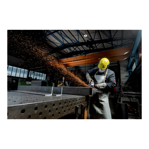 Metabo Winkelschleifer WEV 19-125 Q M-Brush mit Drehzahlregelung, Schnellspannmutter; Karton