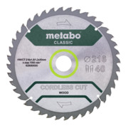 Metabo cirkelzaagblad "cordless cut wood", kwaliteitsklassieker, voor halfstationaire cirkelzagen, in blisterverpakking