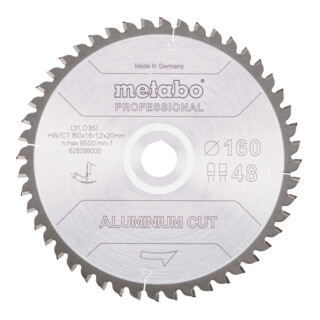Metabo zaagblad "aluminium cut - professional"