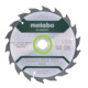 Metabo zaagblad "cordless cut wood - classic", 165x1,6/1,0x20 Z18 WZ 20°