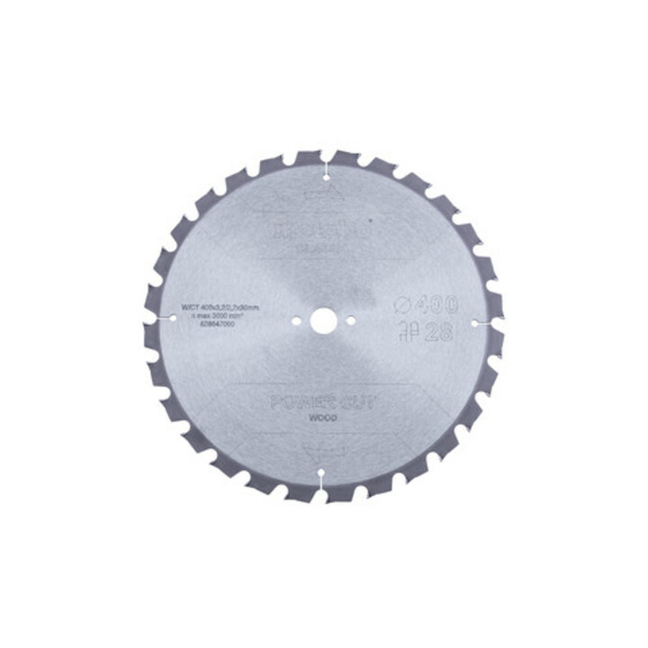 Metabo zaagblad "power cut wood - classic", 400x3,2/2,2x30 Z28 TZ 15°