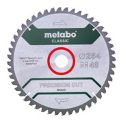 Metabo zaagblad "precision cut wood - classic", 254x2,4/1,8x30, Z48 WZ 5°neg.