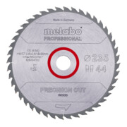 Metabo zaagblad "precision cut wood - professional", 235x2,6/1,8x30, Z44 WZ 15°
