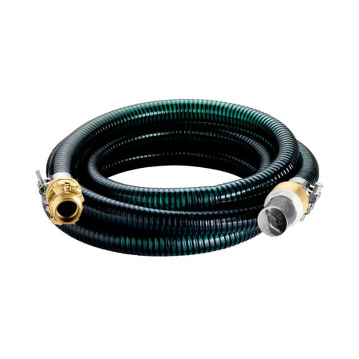 Metabo zuigslangset met messing koppelstukken 4 m, 1" (25 mm)