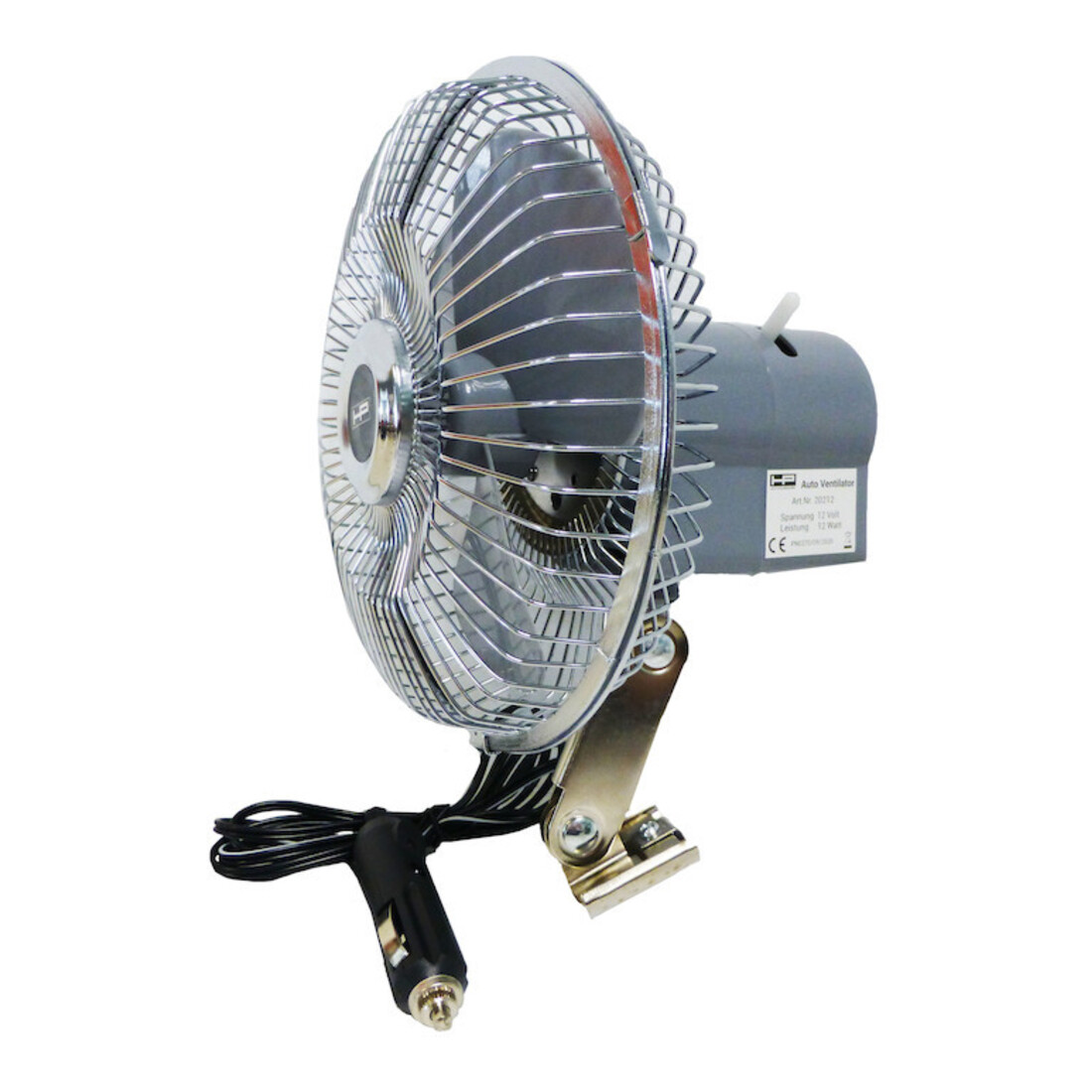 Metall Ventilator 12V-12W mit Anschlusskabel