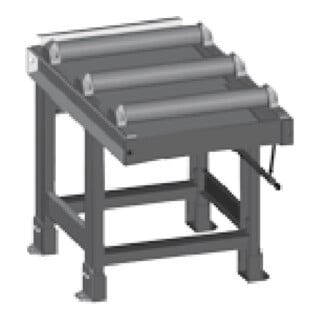 metallkraft Rollenbahn 1000 x 520 mm