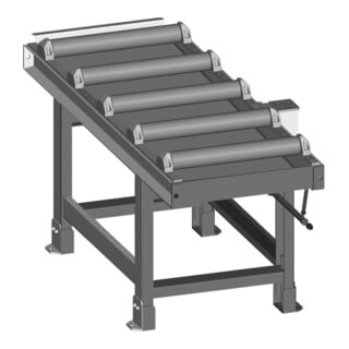metallkraft Rollenbahn 2000 x 600 mm 2500 kg/m