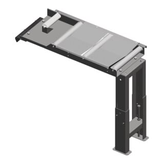 metallkraft Verbindungsrollenbahn 390 mm Abfuhrseite für 60°-Schnitte