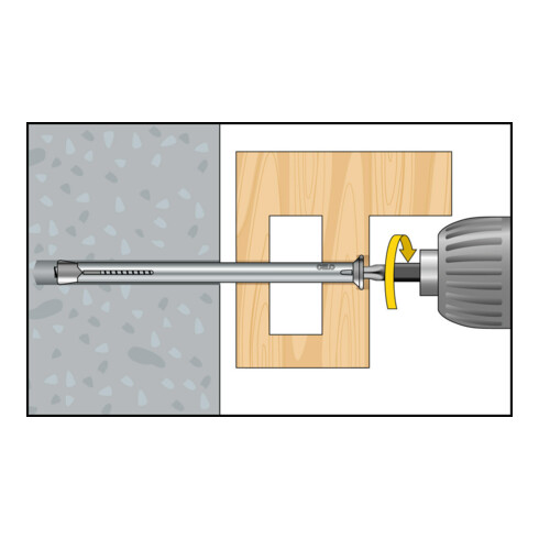 CELO Blister ancrage pour cadre métallique MR 10-92 10 mm
