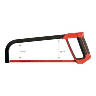 Metallsägebogen 3000 Profi Kompakt ergonomische Sägelinie 300 mm