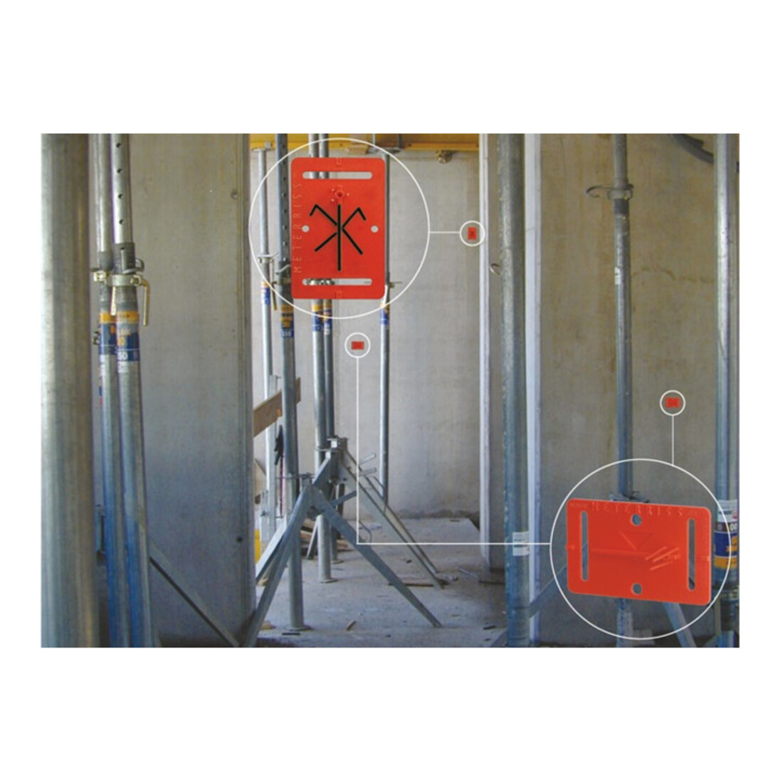 Meterrissplakette RS20 f.L80xB50mm 7g ROTHBUCHER SYSTEME