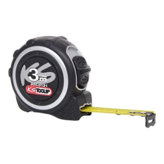 KS Tools Mètre ruban avec dispositif de verrouillage, noir-gris