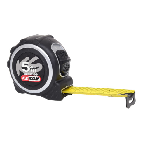 KS Tools Mètre ruban avec dispositif de verrouillage, noir-gris