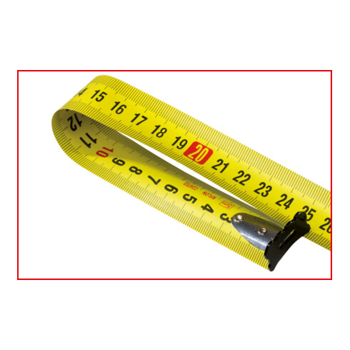 KS Tools Mètre ruban avec dispositif de verrouillage, noir-gris