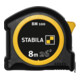 Mètre à ruban de poche STABILA BM 100, 8 m (26'), graduation cm/pouce