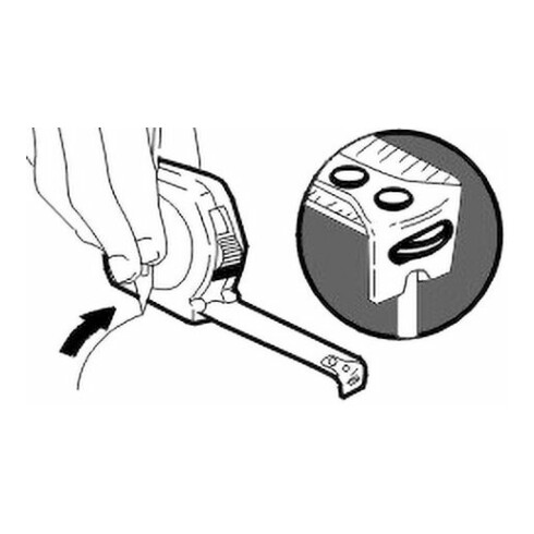 Mètre à rubans 2154N-5 HAZET